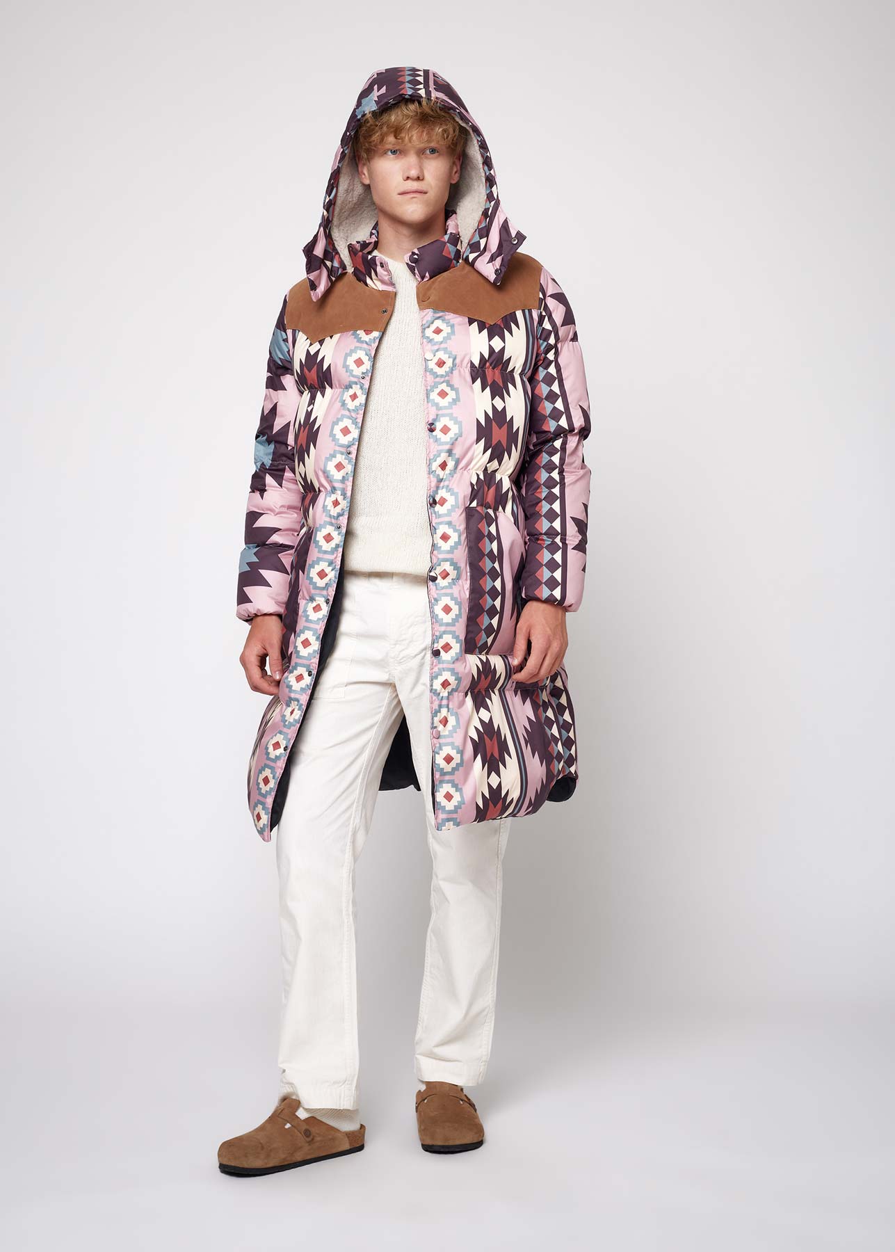 BLAST-OFF BELLATRIX AZTEC QUILTED PUFFER JACKET