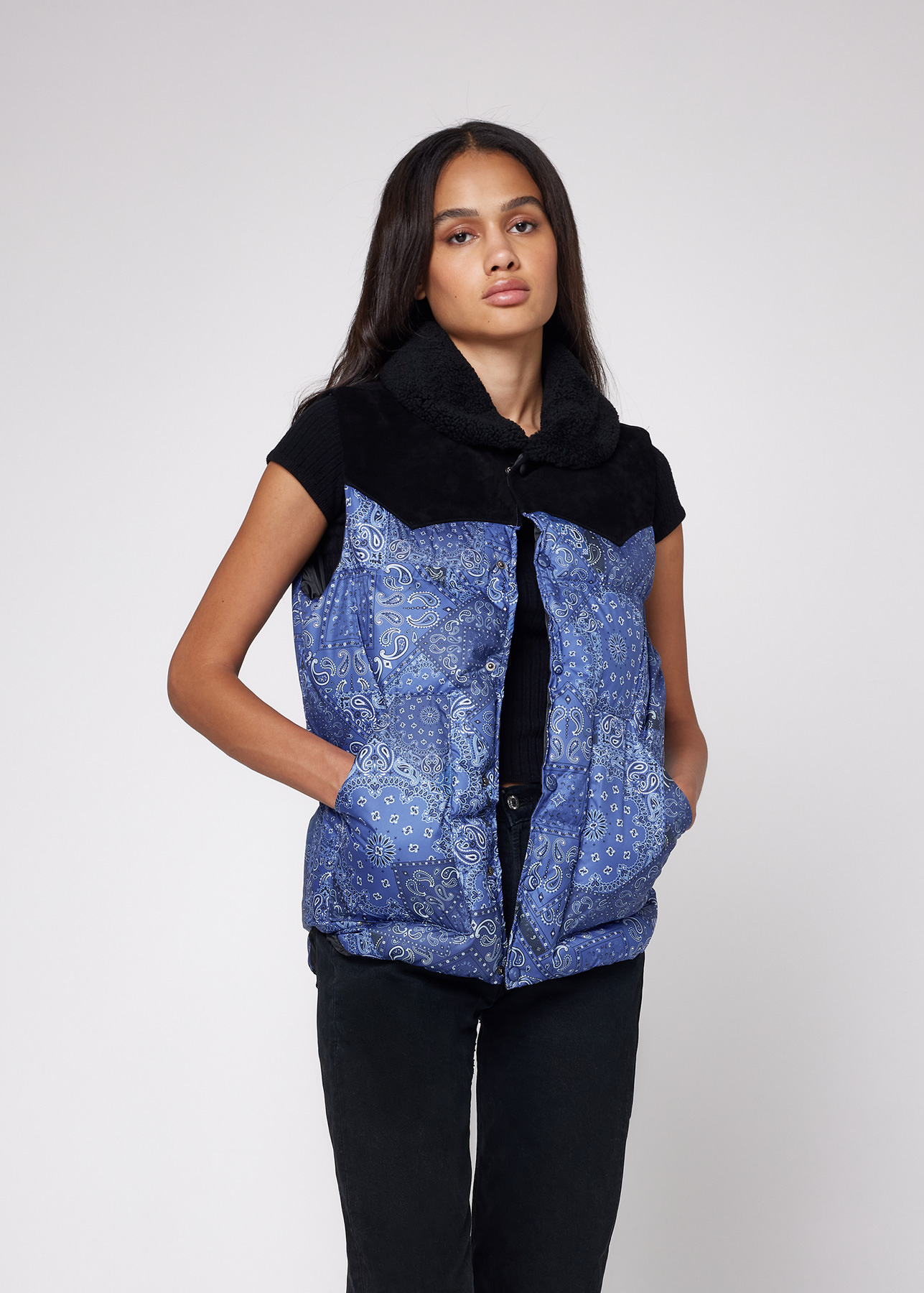 BLAST-OFF VEGA SLEEVELESS PUFFER JACKET