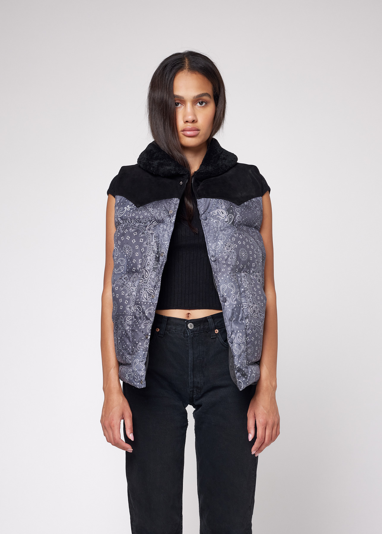 BLAST-OFF VEGA SLEEVELESS PUFFER JACKET